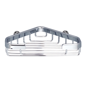 Small Corner Basket - Chrome