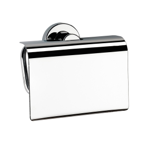 Tecno Project Toilet Roll Holder with Flap - Chrome