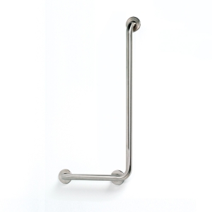 Safety Wall  Bar 90 Left - Brushed