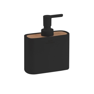 Ninfea Soap Dispenser - Black/Bamboo