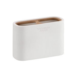 Ninfea Tumbler - White/Bamboo