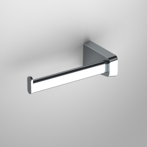 S6 Toilet Roll Holder Left - chrome