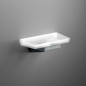 S8 Swarovski Soap Dish - Chrome
