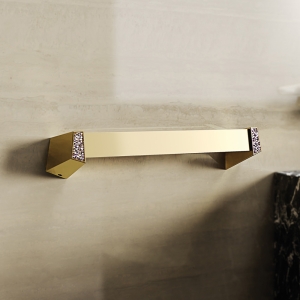 S8 Swarovski Towel Rail 49cm -Gold