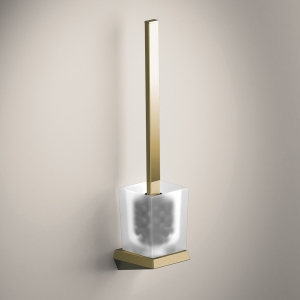 S8 Swarovski WC Brush Set - Gold