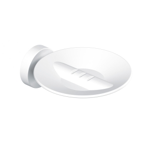 Tecno Project Metal Soap Dish - White