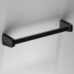 S6 Black Towel Rail 32cm - Black
