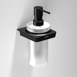 S6 Black Soap Dispenser - Black