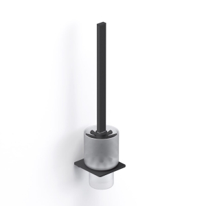 S Cube WC Brush Set - Black