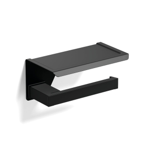 S Cube Toilet Roll Holder with Shelf