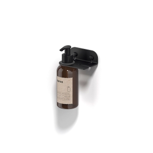 Quick Soap Dispenser and Hook - Black/Brown