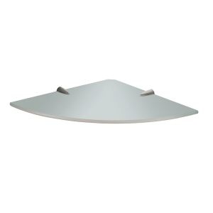 Artemis Corner Glass Shelf - Chrome