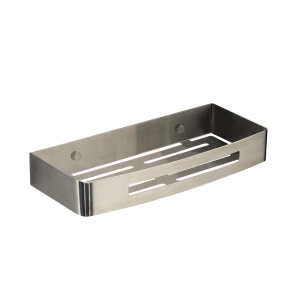 Nerva Shower Basket - Brushed Stainless Steel