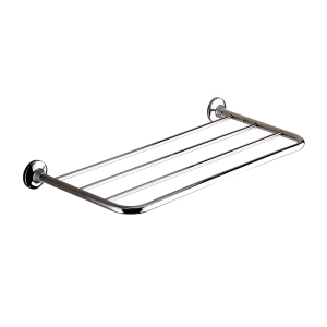 Ascot Towel Rack no Arm- Chrome