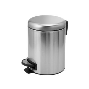Potty Pedal Bin 3L - Brushed Stainless Steel