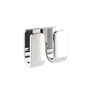 Outline Double Robe Hook - Chrome