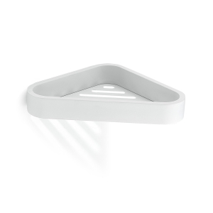 Outline Corner Shower Basket - White