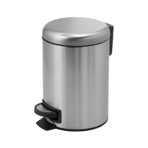 Potty Pedal Bin 5L - Brushed Stainless Steel