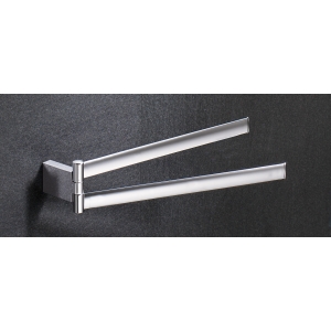 Kent Double Swing Towel Rail Chrome