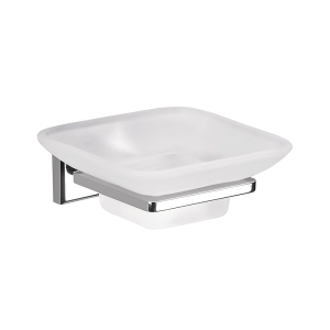 Colorado Glass Soap Dish - Chrome/Glass