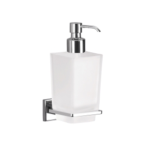 Colorado Glass Soap Dispenser - Chrome