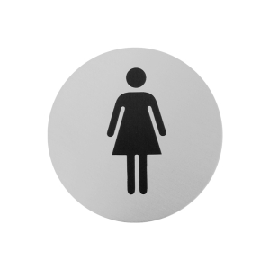 Urban Steel Sign - Female - Brushed