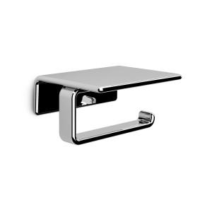 Il Giglio Toilet Roll Holder with Shelf - Chrome