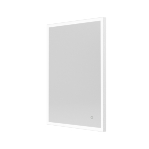 Tate Light Rectangular Mirror 60 White - 60x80cm