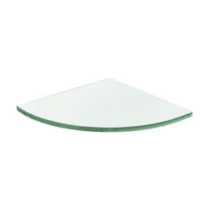 Pier Corner Glass Shelf - Clear