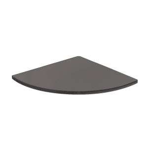 Pier Corner Glass Shelf - Black