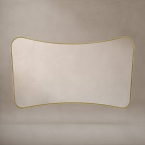 Delphine Mirror 120x70cm - Brushed Brass