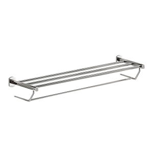 Edera Towel Rack with Arm - Chrome