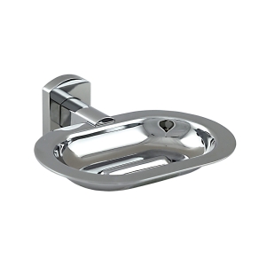 Edera Plus Metal Soap Dish - Chrome