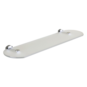Edera Plus Glass Shelf 53cm - Chrome