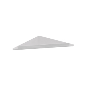 Hudson Corner Metal Shelf - White