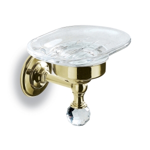 Oriental Crystal Soap Dish - Gold