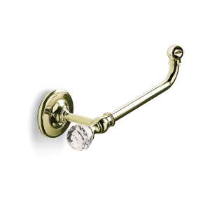 Oriental Crystal Open Toilet Roll Holder - Gold