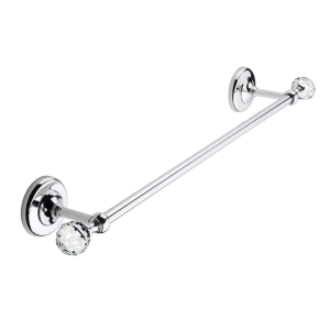 Oriental Crystal Towel Rail 52cm - Chrome