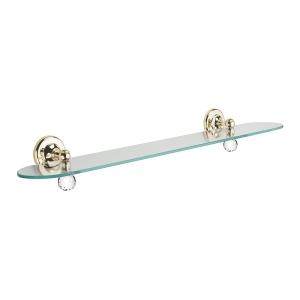 Oriental Crystal Shelf 60cm - Gold
