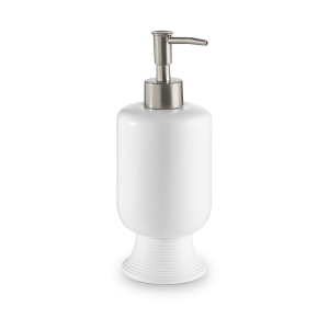 Temple Soap Dispenser - White/Polished