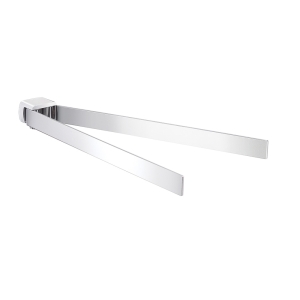 Pirenei Double Swing Towel Rail - Chrome
