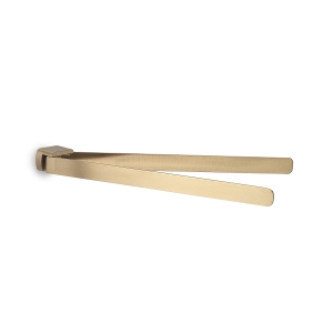 Pirenei Double Swing Towel Rail - Brushed Gold
