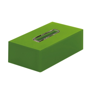 Rainbow Rectangular Tissue Box - Green