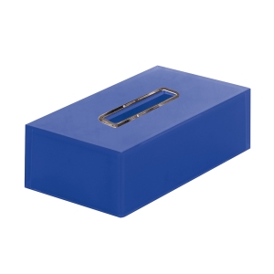 Rainbow Rectangular Tissue Box - Blue