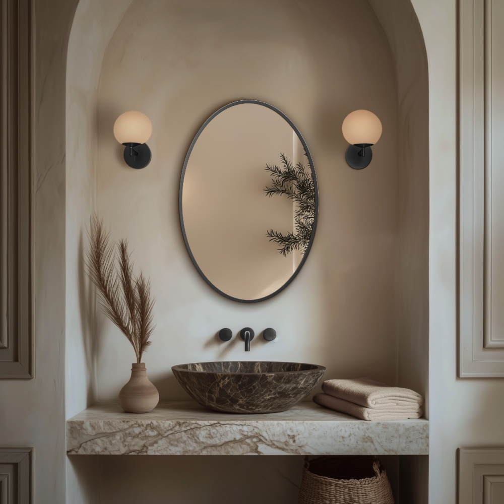 Delphine Oval Mirrors