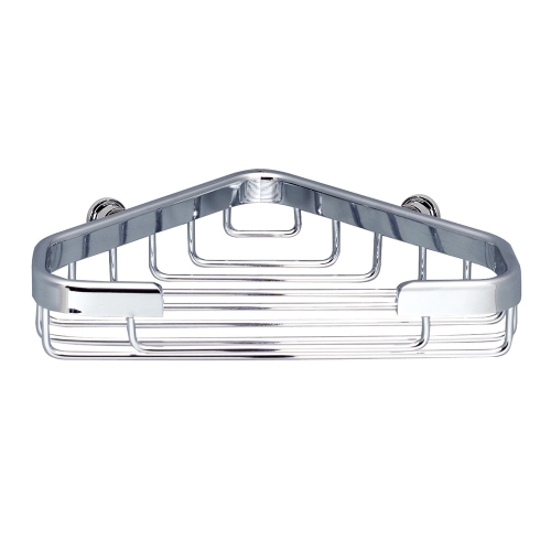 Small Corner Basket - Chrome