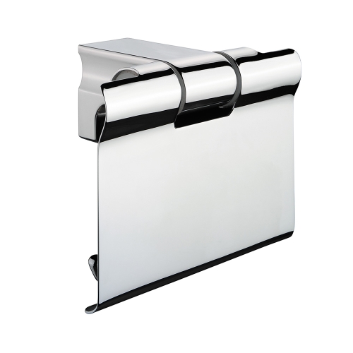 S1 Toilet Roll Holder With Flap - Chrome