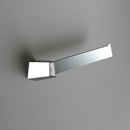 S8 Swarovski Open Towel Bar - Chrome