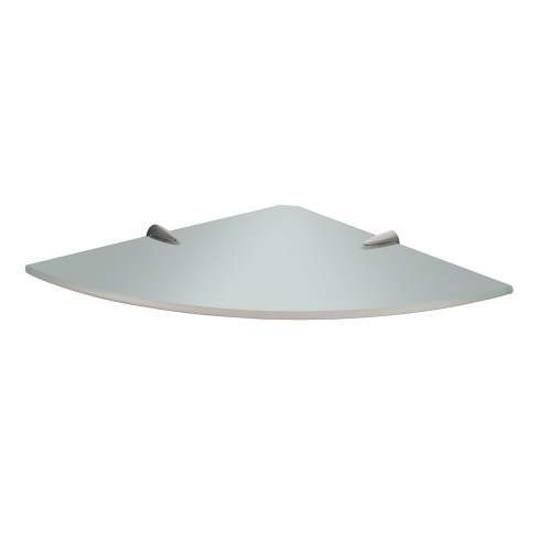 Artemis Corner Glass Shelf - Chrome