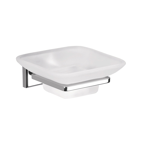 Colorado Glass Soap Dish - Chrome/Glass